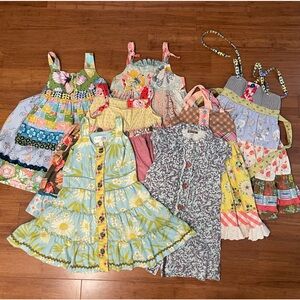 Matilda Jane Bundle of 7 girls dresses all size 6